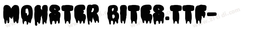 Monster Bites.ttf字体转换